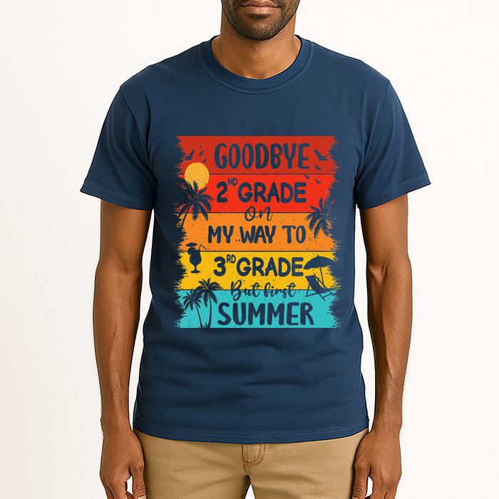 Goodbye 2nd Grade Hello Summer Last Day Of School Graduation Tall T-Shirt
