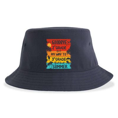 Goodbye 2nd Grade Hello Summer Last Day Of School Graduation Sustainable Bucket Hat