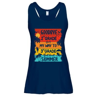 Goodbye 2nd Grade Hello Summer Last Day Of School Graduation Ladies Essential Flowy Tank