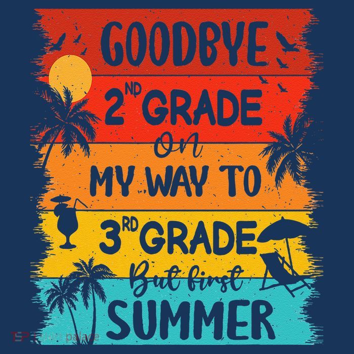 Goodbye 2nd Grade Hello Summer Last Day Of School Graduation Sustainable Beanie