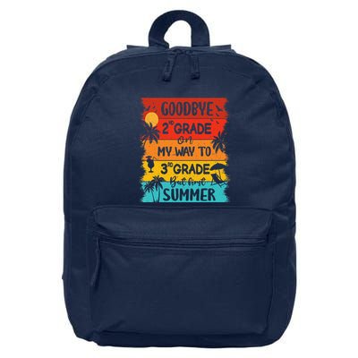 Goodbye 2nd Grade Hello Summer Last Day Of School Graduation 16 in Basic Backpack