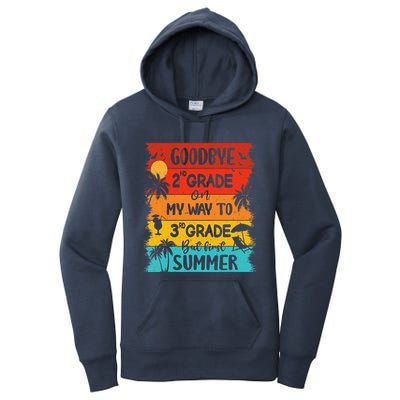 Goodbye 2nd Grade Hello Summer Last Day Of School Graduation Women's Pullover Hoodie