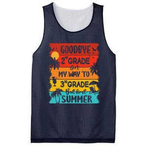 Goodbye 2nd Grade Hello Summer Last Day Of School Graduation Mesh Reversible Basketball Jersey Tank