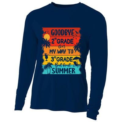Goodbye 2nd Grade Hello Summer Last Day Of School Graduation Cooling Performance Long Sleeve Crew