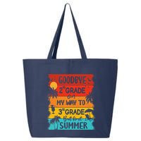 Goodbye 2nd Grade Hello Summer Last Day Of School Graduation 25L Jumbo Tote