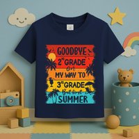 Goodbye 2nd Grade Hello Summer Last Day Of School Graduation Toddler T-Shirt