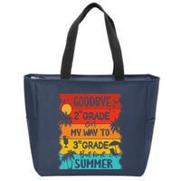 Goodbye 2nd Grade Hello Summer Last Day Of School Graduation Zip Tote Bag