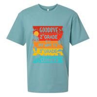 Goodbye 2nd Grade Hello Summer Last Day Of School Graduation Sueded Cloud Jersey T-Shirt