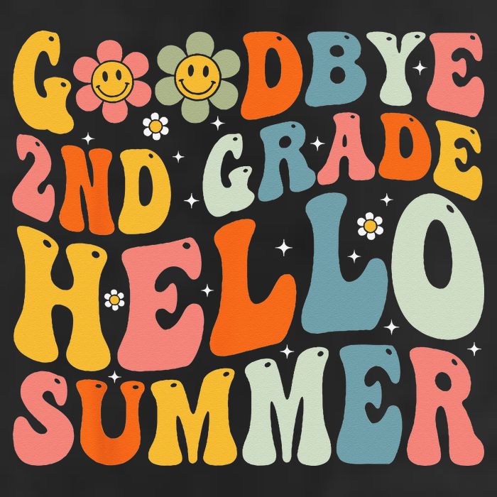 Goodbye 2nd Grade Hello Summer Last Day Of School Cool Comfort Performance Bucket Hat