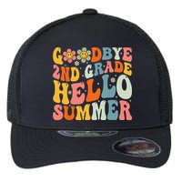 Goodbye 2nd Grade Hello Summer Last Day Of School Flexfit Unipanel Trucker Cap