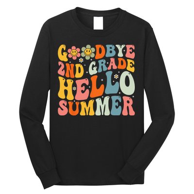 Goodbye 2nd Grade Hello Summer Last Day Of School Long Sleeve Shirt