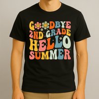 Goodbye 2nd Grade Hello Summer Last Day Of School T-Shirt