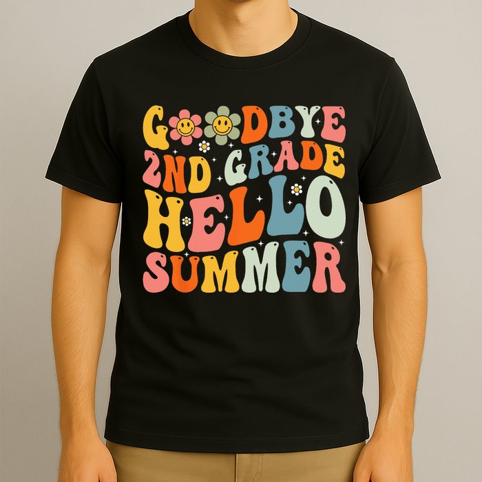 Goodbye 2nd Grade Hello Summer Last Day Of School T-Shirt