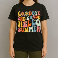 Goodbye 2nd Grade Hello Summer Last Day Of School T-Shirt