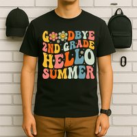 Goodbye 2nd Grade Hello Summer Last Day Of School T-Shirt
