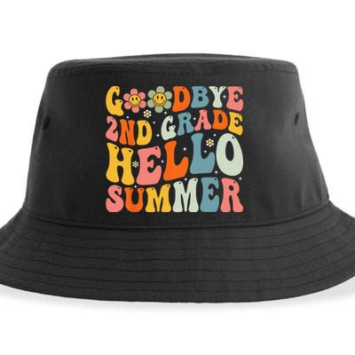 Goodbye 2nd Grade Hello Summer Last Day Of School Sustainable Bucket Hat