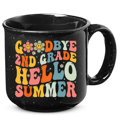 Goodbye 2nd Grade Hello Summer Last Day Of School 15oz Campfire Ceramic Mug