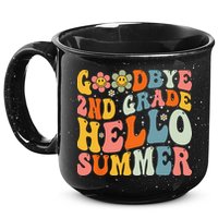 Goodbye 2nd Grade Hello Summer Last Day Of School 15oz Campfire Ceramic Mug