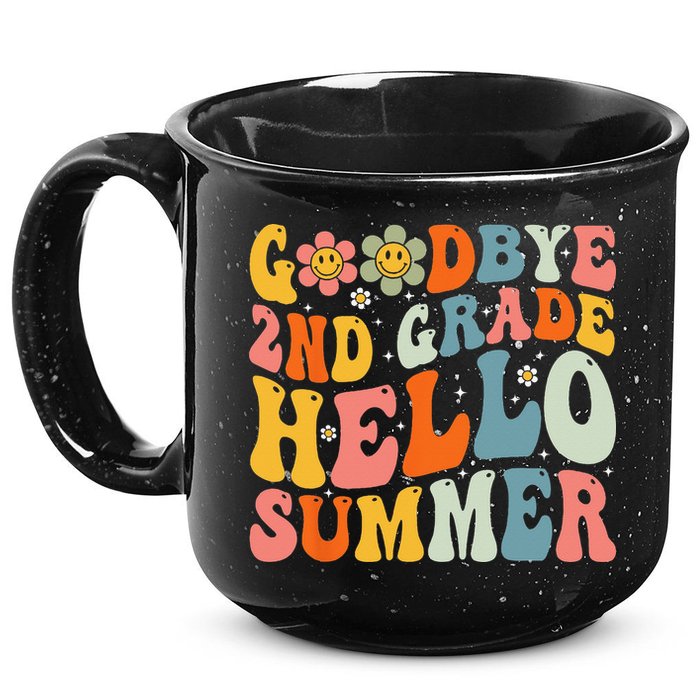 Goodbye 2nd Grade Hello Summer Last Day Of School 15oz Campfire Ceramic Mug