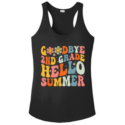 Goodbye 2nd Grade Hello Summer Last Day Of School Ladies PosiCharge Competitor Racerback Tank