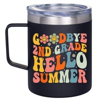 Goodbye 2nd Grade Hello Summer Last Day Of School 12oz Stainless Steel Coffee Mug