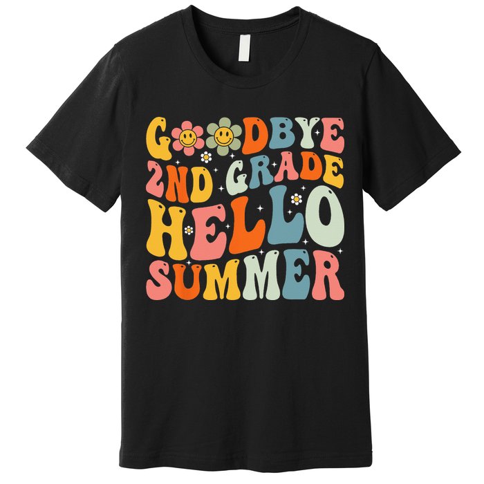 Goodbye 2nd Grade Hello Summer Last Day Of School Premium T-Shirt