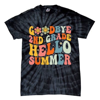 Goodbye 2nd Grade Hello Summer Last Day Of School Tie-Dye T-Shirt