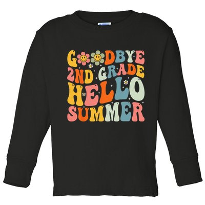 Goodbye 2nd Grade Hello Summer Last Day Of School Toddler Long Sleeve Shirt