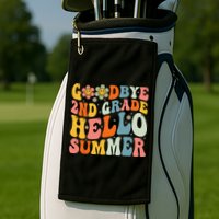 Goodbye 2nd Grade Hello Summer Last Day Of School Golf Towel