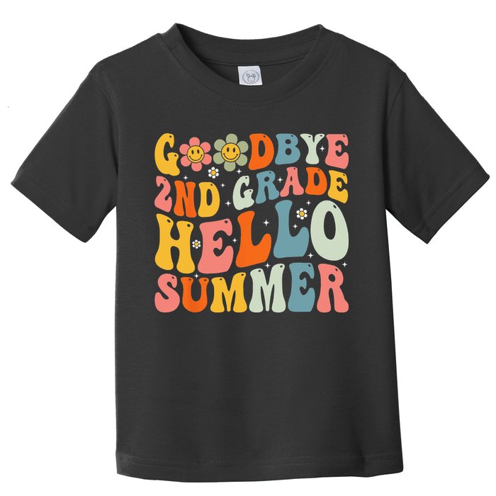 Goodbye 2nd Grade Hello Summer Last Day Of School Toddler T-Shirt