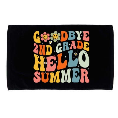 Goodbye 2nd Grade Hello Summer Last Day Of School Microfiber Hand Towel