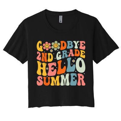 Goodbye 2nd Grade Hello Summer Last Day Of School Crop Top