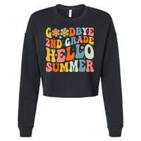 Goodbye 2nd Grade Hello Summer Last Day Of School Cropped Pullover Crew