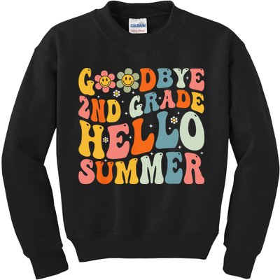 Goodbye 2nd Grade Hello Summer Last Day Of School Kids Sweatshirt