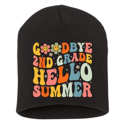 Goodbye 2nd Grade Hello Summer Last Day Of School Short Acrylic Beanie