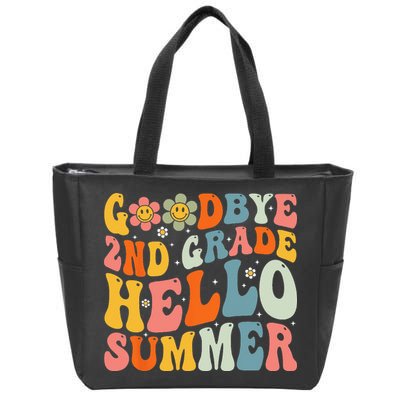 Goodbye 2nd Grade Hello Summer Last Day Of School Zip Tote Bag
