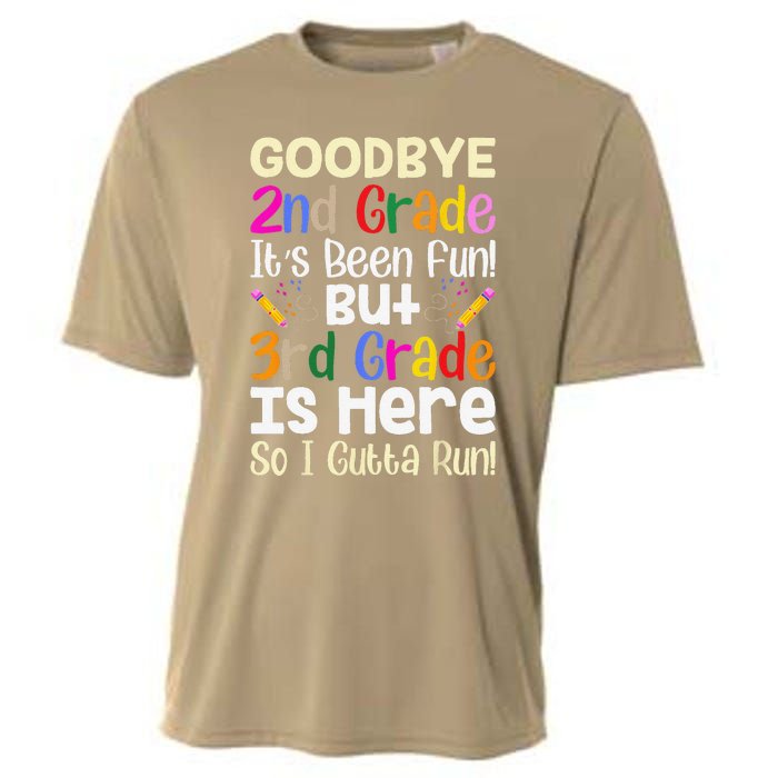 Goodbye 2nd Grade Hello 3rd Grade Back To Shcool Outfit Cooling Performance Crew T-Shirt