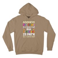 Goodbye 2nd Grade Hello 3rd Grade Back To Shcool Outfit Hoodie