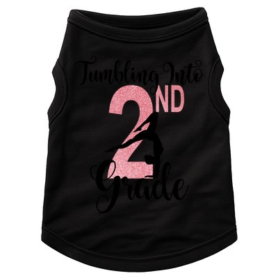 Glitter 2nd Grade Girl Gymnastics Tumble First Day Of School,Kids 1st Day Of Sch Doggie Tank