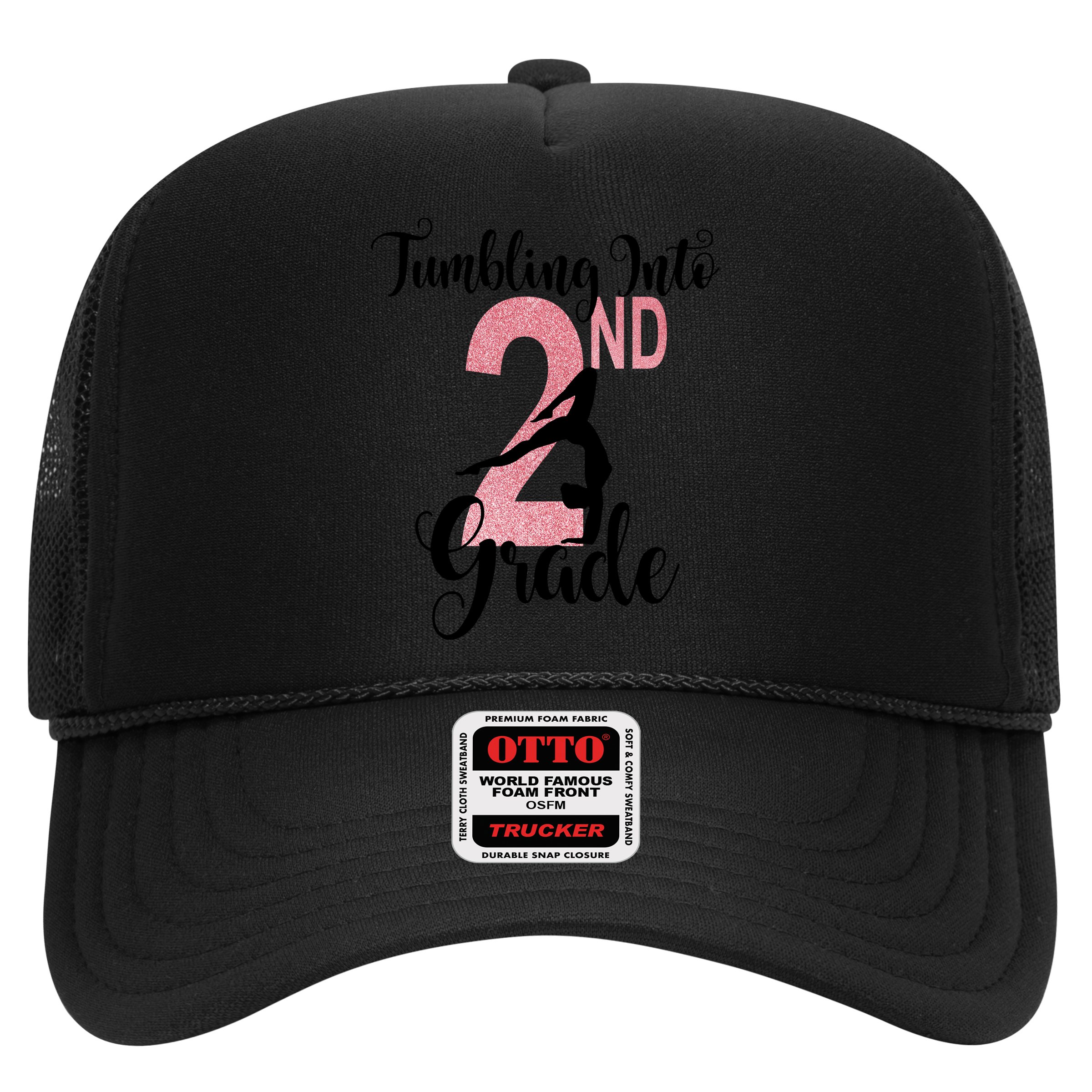 Glitter 2nd Grade Girl Gymnastics Tumble First Day Of School,Kids 1st Day Of Sch Hat