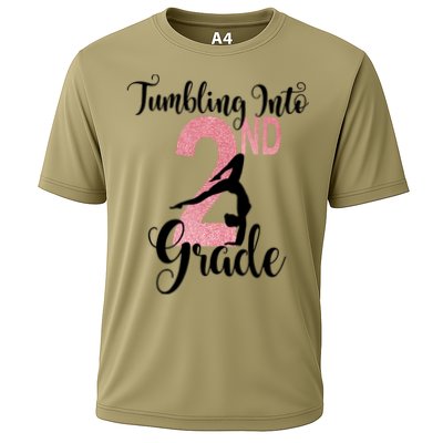 Glitter 2nd Grade Girl Gymnastics Tumble First Day Of School,Kids 1st Day Of Sch Performance Shirt
