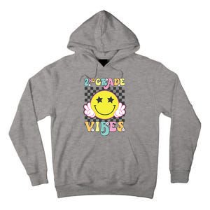 Girl 2nd Grade Vibes Smile Face Back To School Second Grade Tall Hoodie