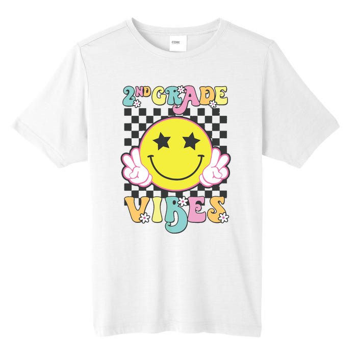 Girl 2nd Grade Vibes Smile Face Back To School Second Grade Tall Fusion ChromaSoft Performance T-Shirt