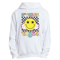 Girl 2nd Grade Vibes Smile Face Back To School Second Grade Urban Pullover Hoodie