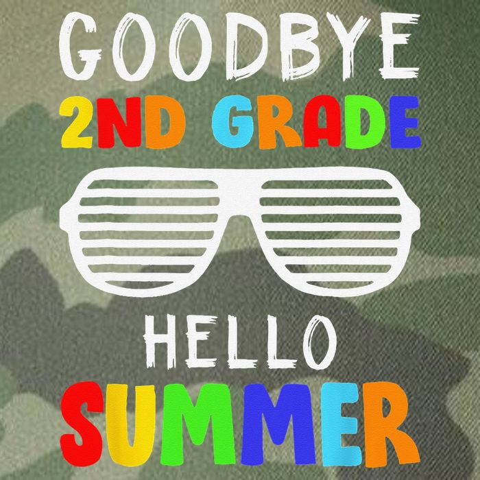 Goodbye 2nd Grade Hello Summer Last Day Of School Legacy Tie Dye Trucker Hat