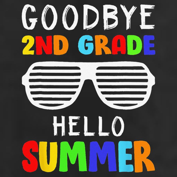 Goodbye 2nd Grade Hello Summer Last Day Of School Cool Comfort Performance Bucket Hat