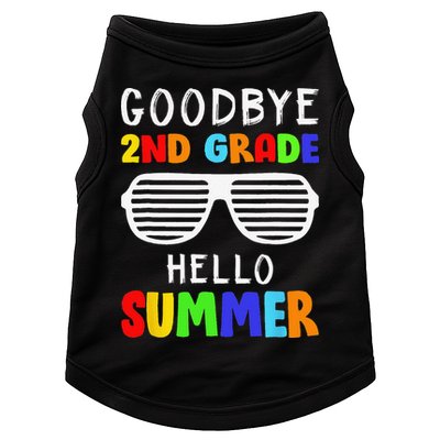 Goodbye 2nd Grade Hello Summer Last Day Of School Doggie Tank