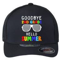 Goodbye 2nd Grade Hello Summer Last Day Of School Flexfit Unipanel Trucker Cap