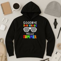 Goodbye 2nd Grade Hello Summer Last Day Of School Hoodie
