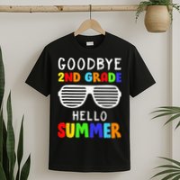 Goodbye 2nd Grade Hello Summer Last Day Of School T-Shirt